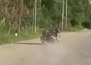Perseguição na BR-040 termina com queda de motocicleta e prisão de dois suspeitos no Rio de Janeiro