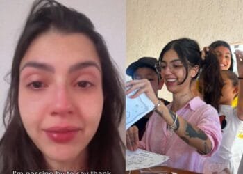 Entre lágrimas, anapolina emociona ao revelar o que viveu durante ação com crianças em instituto de Anápolis