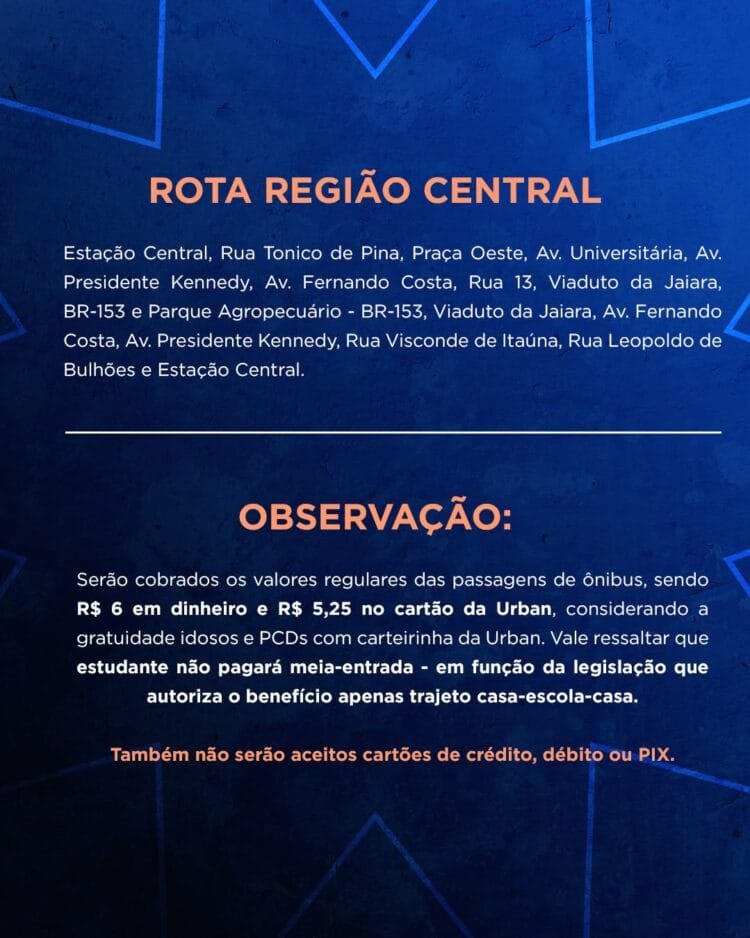 Confira as rotas e horários de ônibus para a ExpoAna 2026; tarifa será cobrada