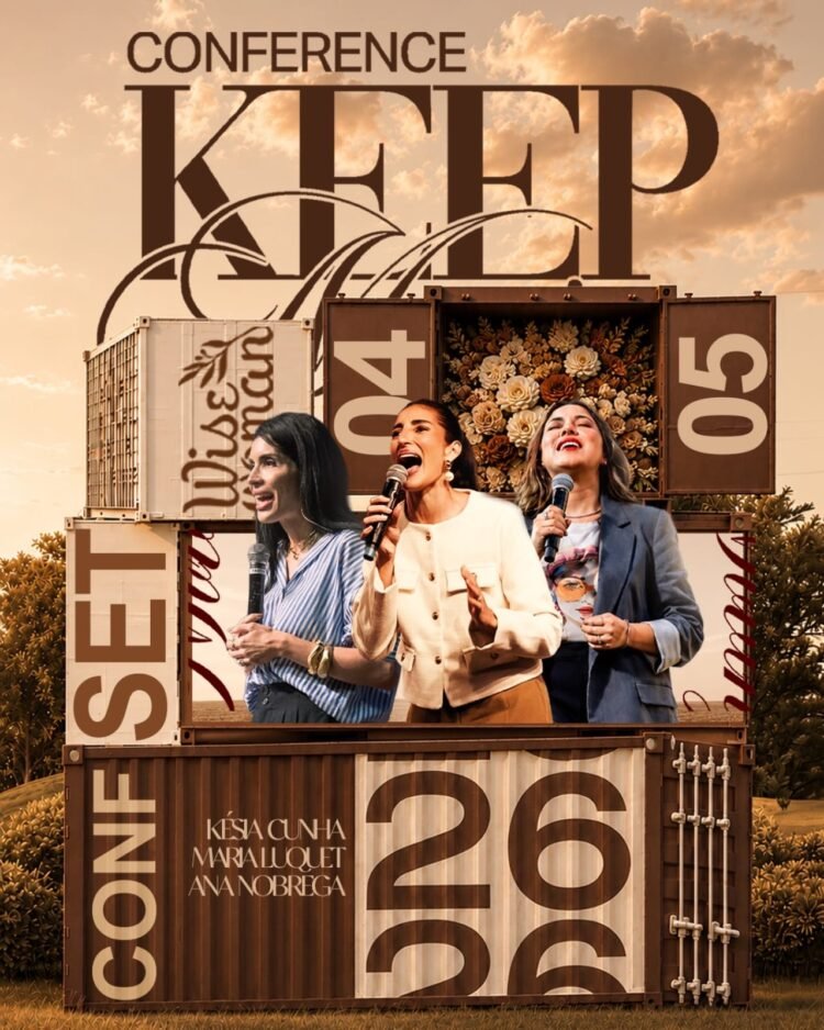 Conferência de Mulheres Keep Moving reúne Maria Luquet, Ana Nóbrega e Kesia Cunha em Anápolis