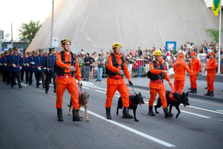 Com público de 8 mil pessoas, desfile cívico marca os 119 anos de Anápolis e reúne autoridades