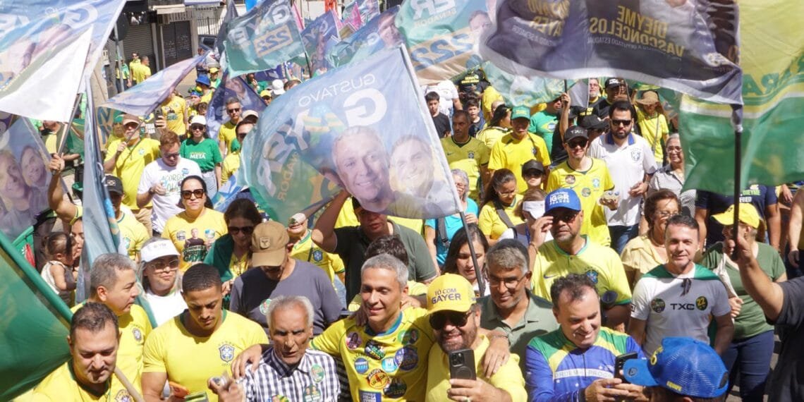 “Foi uma faísca de uma chama que se iniciou em Goiânia”, diz Gustavo Gayer em lançamento histórico de candidatura ao Senado