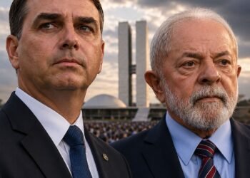 Flávio Bolsonaro supera Lula no cenário espontâneo e lidera pesquisa Veritá