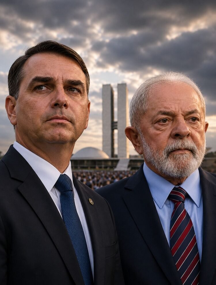 Flávio Bolsonaro supera Lula no cenário espontâneo e lidera pesquisa Veritá
