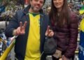 Márcio e Carla Corrêa participam de ato com Flávio Bolsonaro e Gustavo Gayer na Paulista