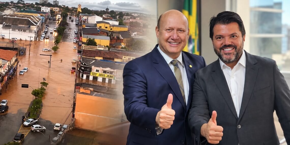Parceria entre Márcio Corrêa e Célio Silveira garante mais de R$ 94 milhões contra alagamentos em Anápolis