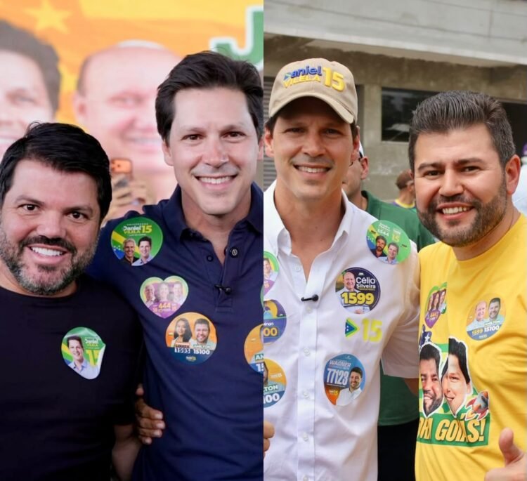 Márcio Corrêa e Amilton Filho recebem Daniel Vilela para grande carreata em Anápolis