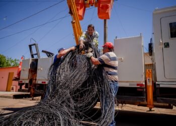 Anápolis retira 110 toneladas de fios dos postes e prepara nova etapa do Rede Segura em sete bairros
