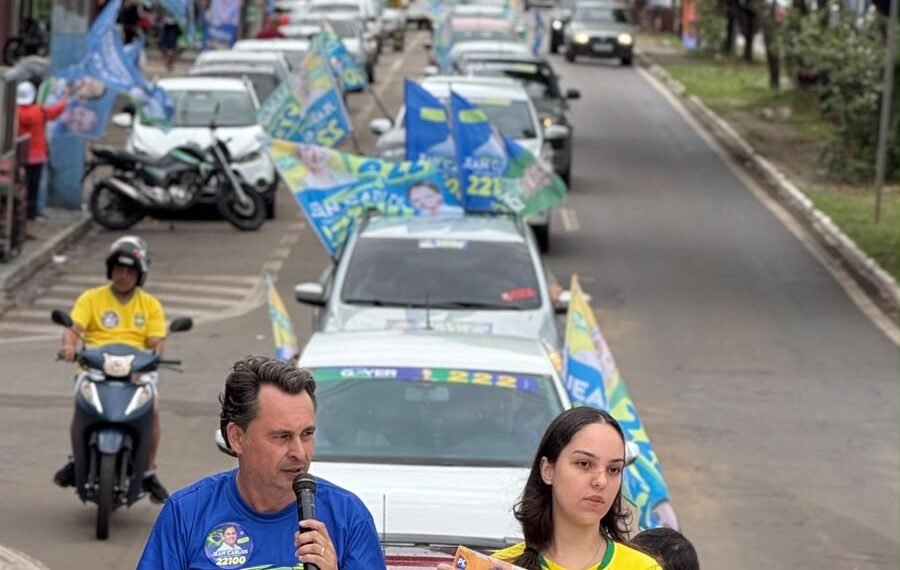 Jean Carlos encerra campanha com carreata por regiões de Anápolis