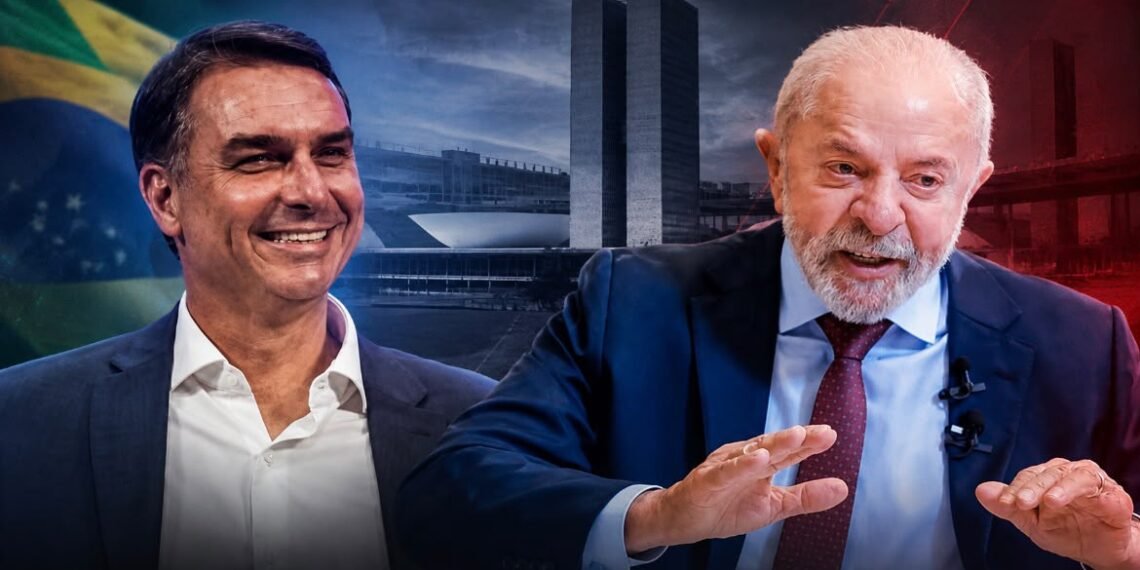 Pesquisa Gerp aponta Flávio Bolsonaro com 53% e Lula com 47% dos votos válidos no segundo turno