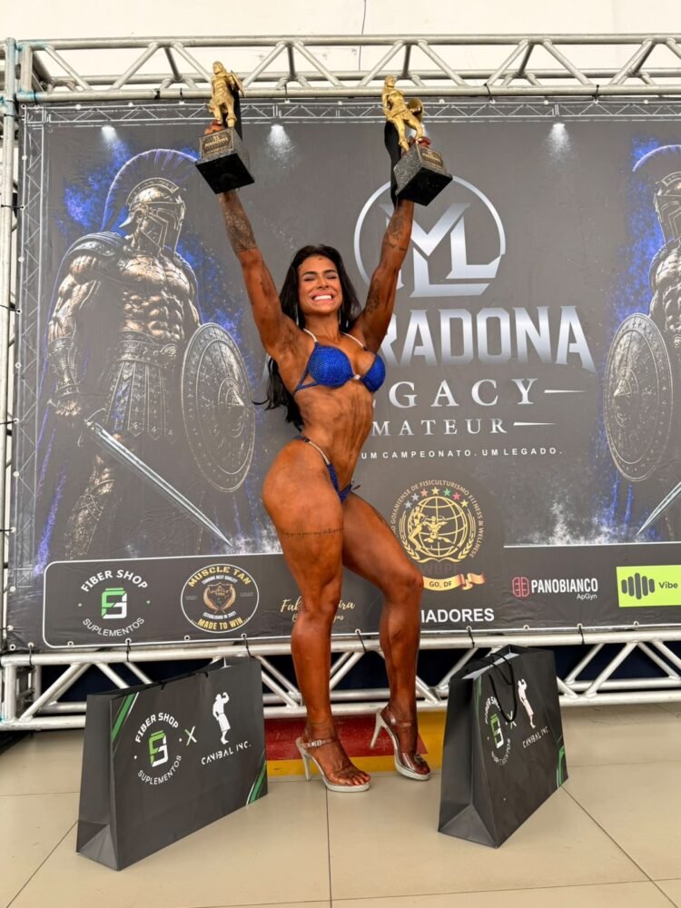 Atleta de Anápolis conquista dois pódios em competição de fisiculturismo